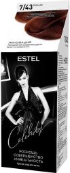 Estel Celebrity Краска-уход для волос тон 7/43 Коньяк