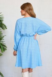 Платье женское 22264 голубой
