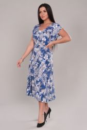Платье женское 6736 синий