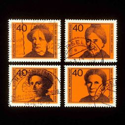 Набор марок Женщины в немецкой политике, Германия, 1974 год (полный комплект)