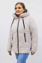 Куртка женская демисезонная осень-весна-еврозима 2811 бежевый