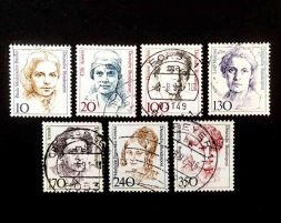 Набор марок Знаменитые женщины, Германия, 1988 год (полный комплект)
