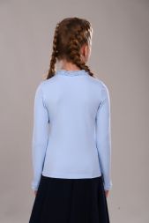 Блузка для девочки Ариэль Арт. 13265 светло-голубой