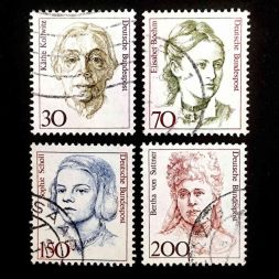 Набор марок Знаменитые женщины, Германия, 1991 год (полный комплект)