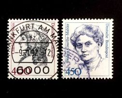 Набор марок Знаменитые женщины, Германия, 1992 год (полный комплект)
