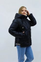 Куртка женская демисезонная осень-весна-еврозима 2811 черный