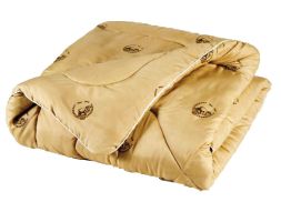 Одеяло миниевро (200х215) Овечья шерсть 300 гр/м ЭКОНОМ