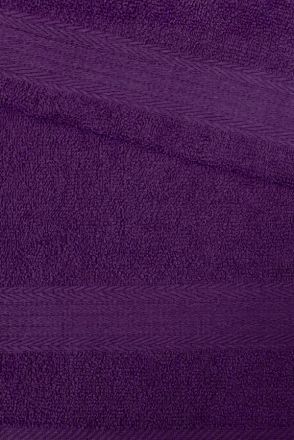 Полотенце махровое 50х90 Эконом - (фиолетовый, 702)