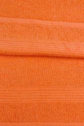 Полотенце махровое 50х90 Эконом - (оранжевый, 302)
