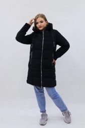 Куртка женская зимняя еврозима-зима 2830 черный