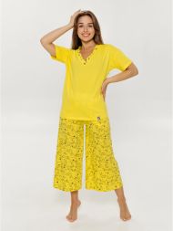 Пижама женская Мурка, желтый