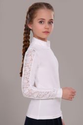 Блузка для девочки Каролина New арт. 13118N крем