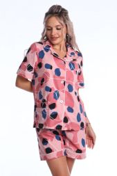 Пижама женская Уют 039 розовый/синий