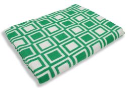 Одеяло детское 100х137 байковое №4 (зеленый)
