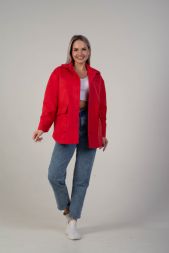 Пальто-рубашка женское 100009 красный