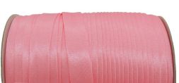 Косая бейка атласная шир. 15 мм № 138 (012) ярко-розовый А уп. 132 м