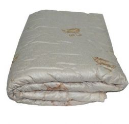 Одеяло миниевро (200х217) Овечья шерсть 300 гр/м ПРЕМИУМ (тик)