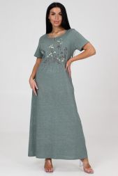 Платье женское 24761 зеленый
