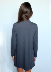 Платье для девочки 83685-ДОШ19 серый