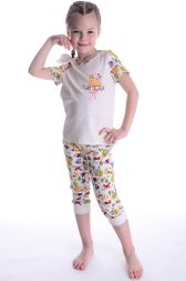 Пижама на девочку ПД-3 (интерлок)