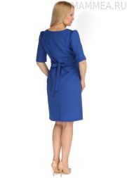 Платье Ассанта синее для беременных и кормящих, размер 42