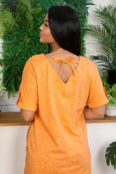 Платье женское 8241 оранжевый