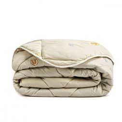 Одеяло миниевро (200х217) Золотое руно &quot;Овечья шерсть&quot; 300 гр/м Ившвейстандарт