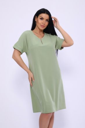 Платье женское 32725 зеленый