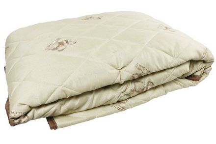 Одеяло миниевро (200х215) Овечья шерсть 150 гр/м