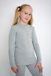 Комплект на девочку Термо -1 детский серый меланж