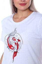 Комплект с шортами женский Фантазия 0-047 белый
