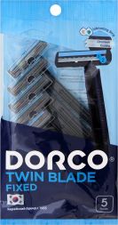 Dorco New Одноразовые Станки 2 Лезвия Увлажняющая Полоса, 5 шт