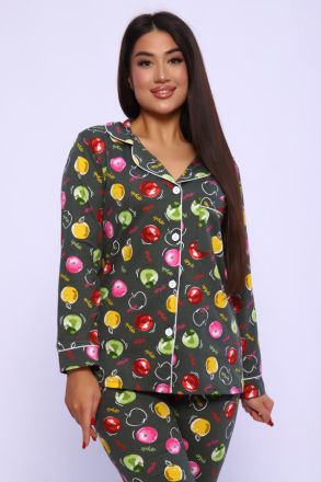 Пижама женская 85020 яблоко