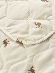 Одеяло 1,5 сп Medium Soft Летнее Camel Wool (верблюжья шерсть) арт. 223 (100 гр/м)