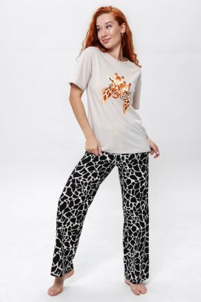 Пижама женская 18051 Жираф