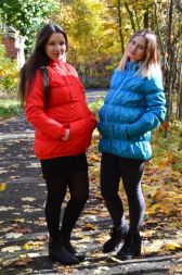 Куртка для беременных демисезонная В-903 К цвет: красный