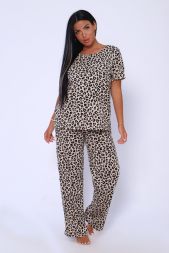 Пижама женская 20160 леопард