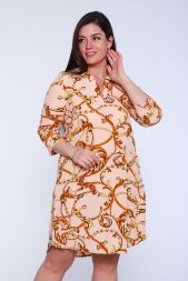 Платье женское 52248 персиковый