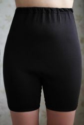 Панталоны женские длинные черные (кулирка)