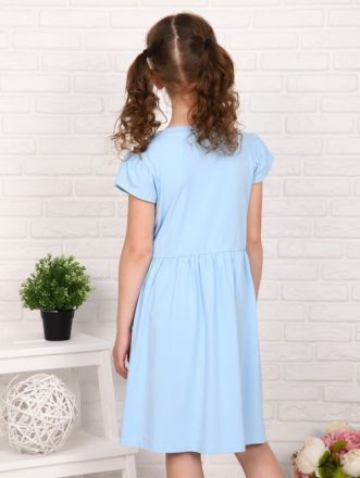 Платье Мгновение детское голубой