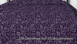 Простыня 1,5 сп бязь ЛЮКС Цветение арт. 238-2/2 (фиолетовый)