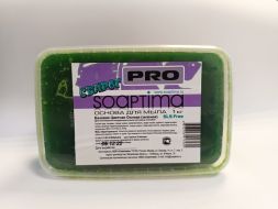 Мыльная основа - SOAPTIMA ЦВЕТНАЯ Сварог (зелёная) PRO 1 кг   