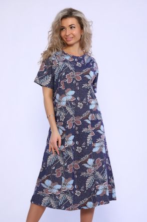 Платье женское 13129 темно-синий