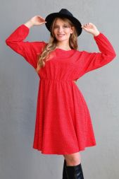 Платье женское 22264 красный