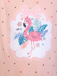 Платье Неженка Фламинго дл.рукав детское персиковый