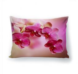 Подушка декоративная с 3D рисунком &quot;Розовая орхидея&quot;
