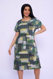 Платье женское 89376 зеленый