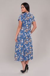Платье женское 6738 синий