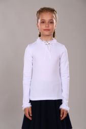 Блузка для девочки Ариэль Арт. 13265 белый