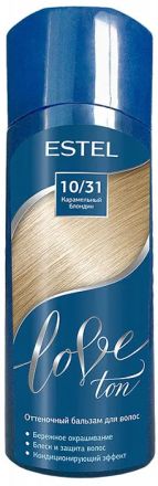 Оттеночный бальзам для волос ESTEL LOVE т.10/31 Карамельный блондин